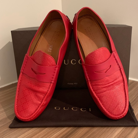 Gucci Other - Gucci red driving shoes